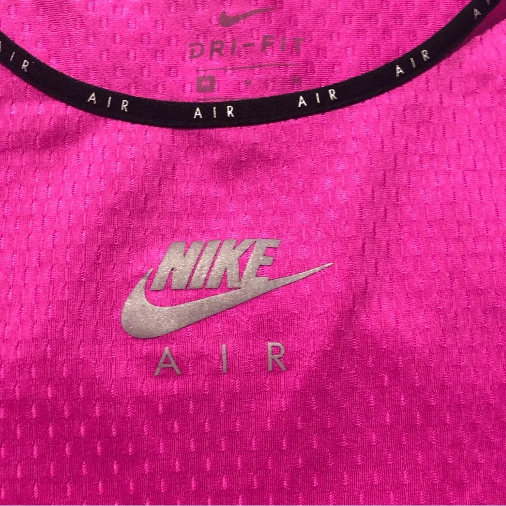 Nike air pink boxy crop top